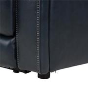 Neptune Blue Leather Power Recliner  alternate image, 11 of 11 images.
