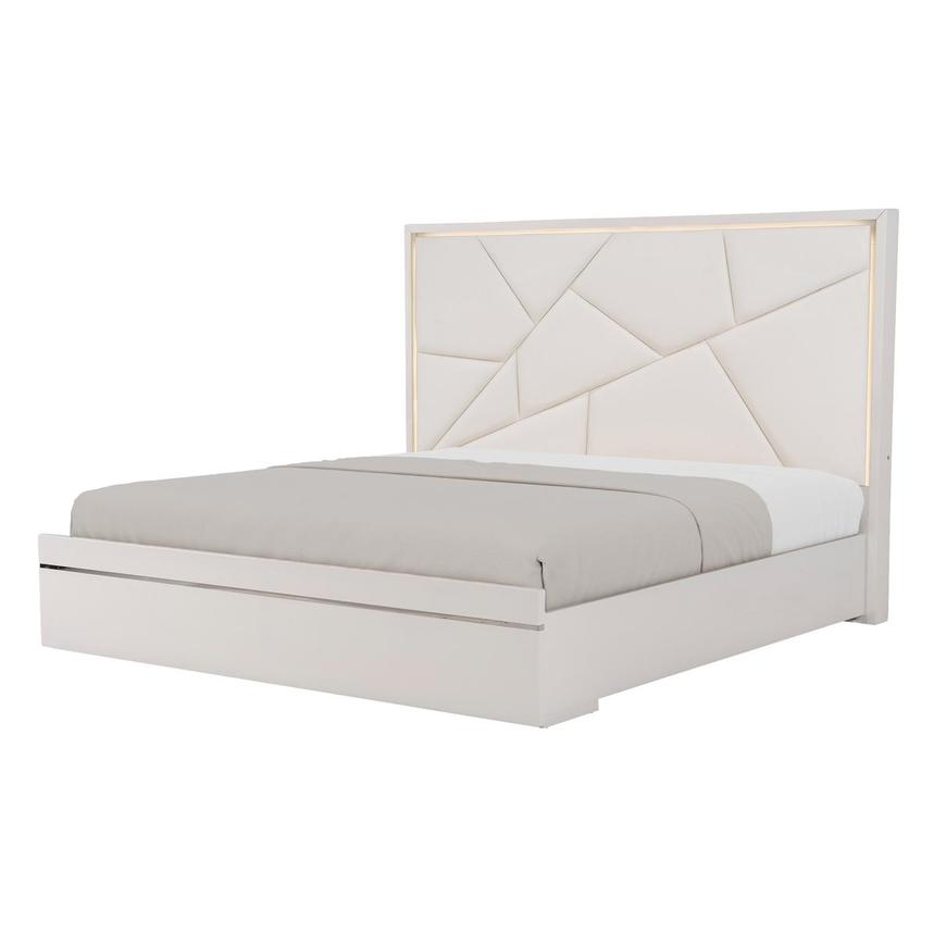 Tessa White Queen Storage Bed  alternate image, 5 of 8 images.