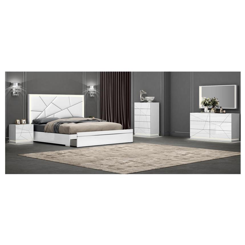 Tessa White Queen Storage Bed alternate image, 2 of 8 images.