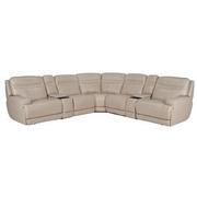 Scottsdale Leather Power Reclining Sectional with 7PCS/3PWR  main image, 1 of 15 images.