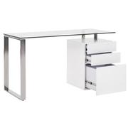 Almere White Desk  alternate image, 4 of 10 images.