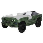 OFF-Road Green Twin Car Bed w/Mattress  main image, 1 of 12 images.