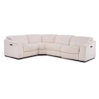 Jameson Cream Power Reclining Sectional with 4PCS/2PWR