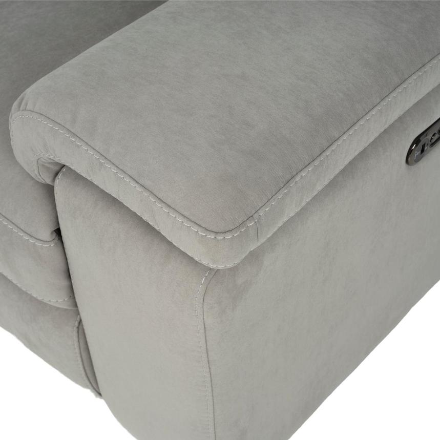 Karly Light Gray Power Reclining Sectional with 5PCS/3PWR  alternate image, 6 of 8 images.