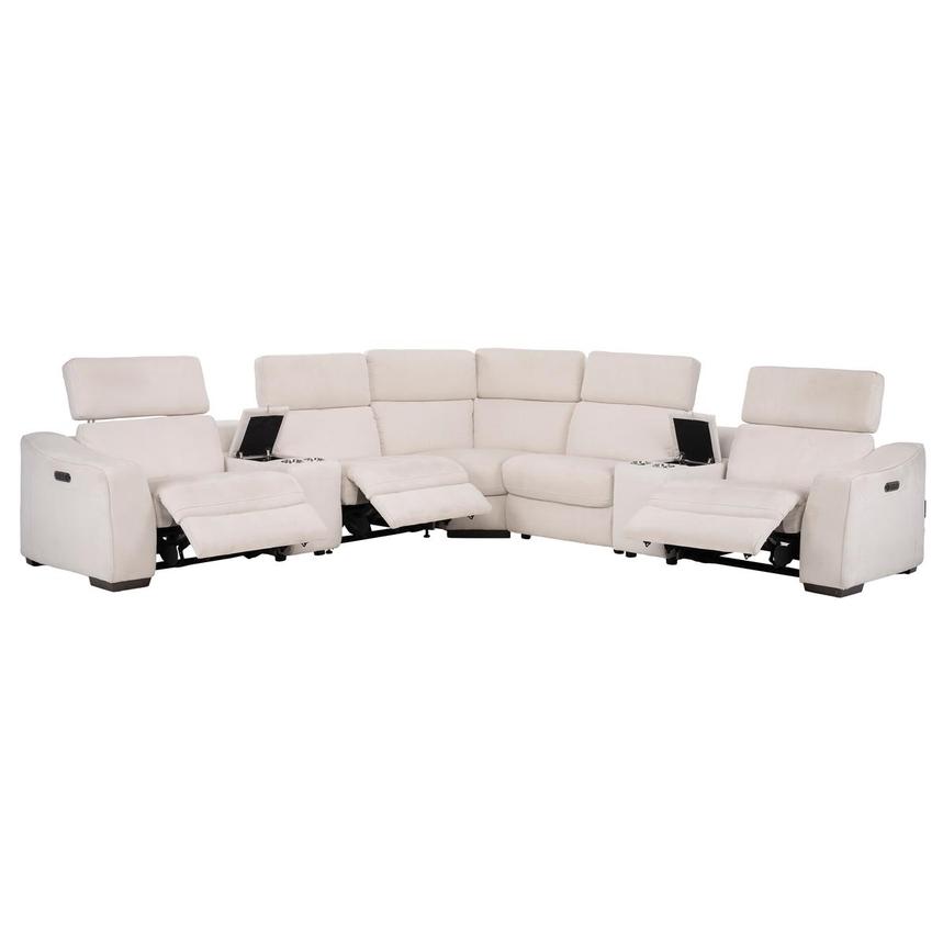 Jameson Cream Power Reclining Sectional with 7PCS/3PWR  alternate image, 2 of 10 images.