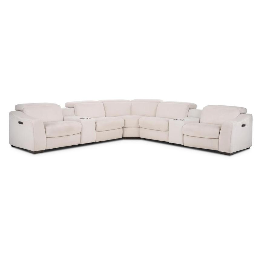 Jameson Cream Power Reclining Sectional with 7PCS/3PWR  main image, 1 of 10 images.