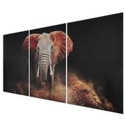 Elephant Set of 3 Acrylic Wall Art  alternate image, 2 of 3 images.