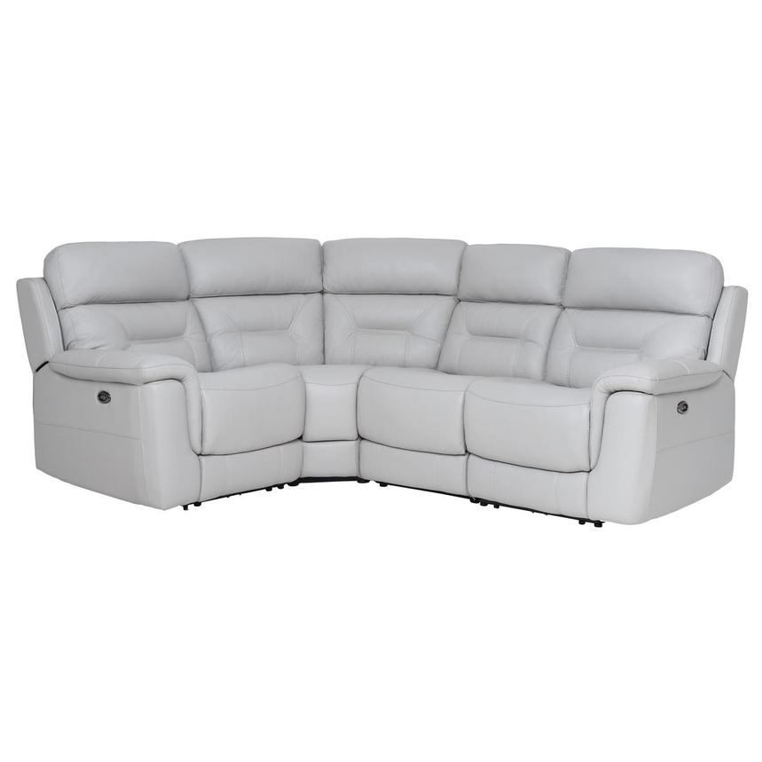 Palmer Leather Power Reclining Sectional with 4PCS/2PWR  main image, 1 of 7 images.