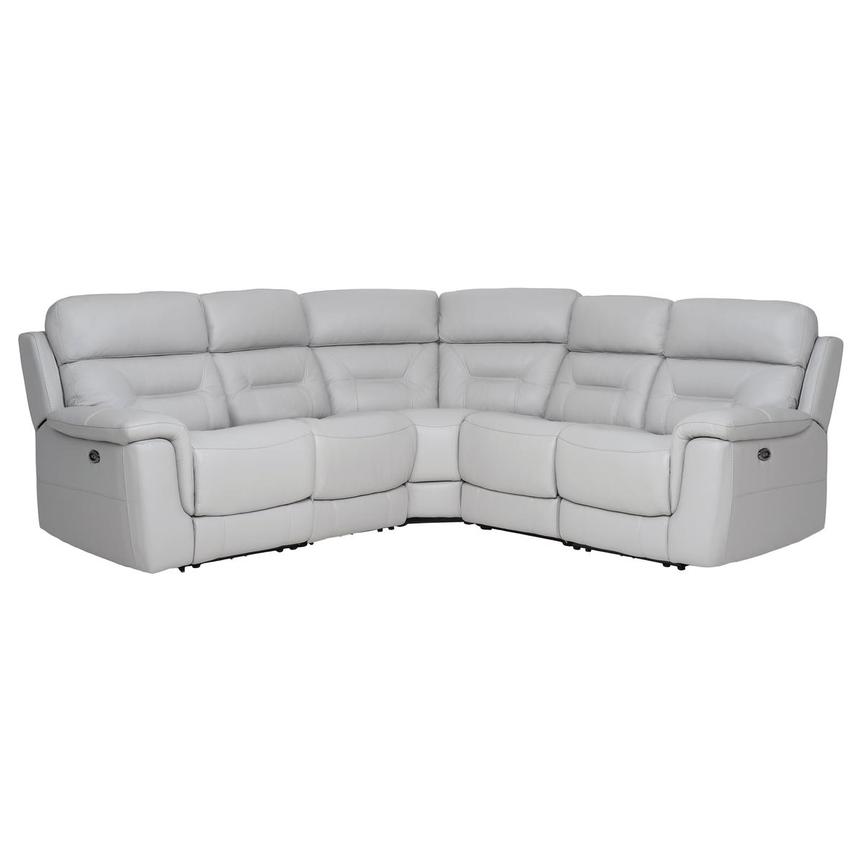 Palmer Leather Power Reclining Sectional with 5PCS/2PWR  main image, 1 of 7 images.