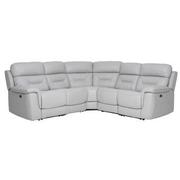 Palmer Leather Power Reclining Sectional with 5PCS/2PWR  main image, 1 of 7 images.