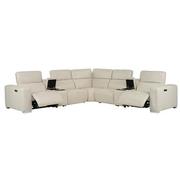 Samar Leather Power Reclining Sectional with 7PCS/3PWR  alternate image, 2 of 13 images.