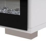 Totem White/Black Electric Fireplace  alternate image, 14 of 15 images.