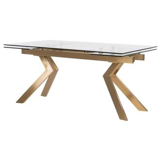 Landon Gold Extendable Dining Table