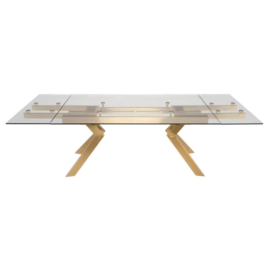 Landon Gold Extendable Dining Table  alternate image, 7 of 10 images.