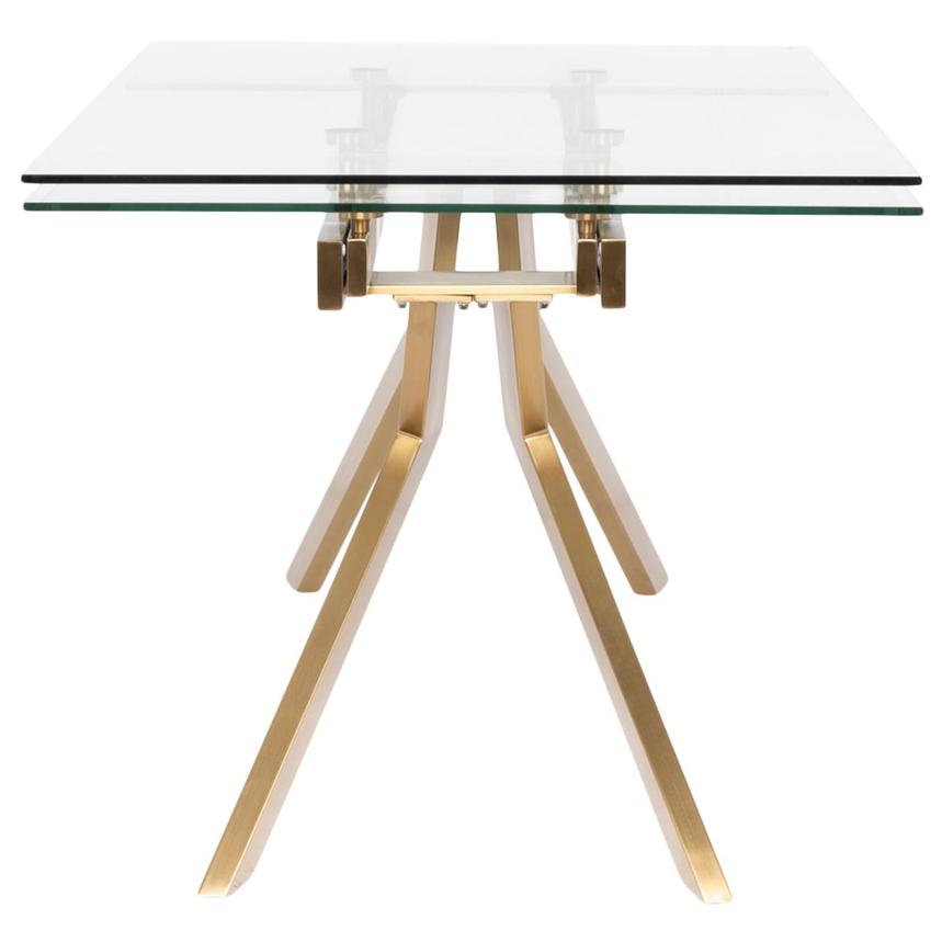 Landon Gold Extendable Dining Table alternate image, 5 of 10 images.