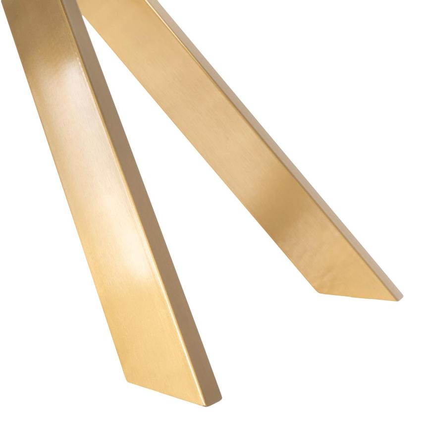 Landon Gold Extendable Dining Table alternate image, 10 of 10 images.