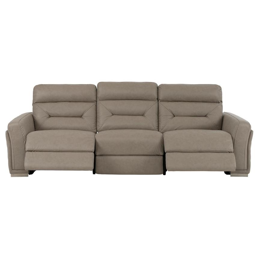 Kim Taupe Power Reclining Sofa  alternate image, 3 of 7 images.