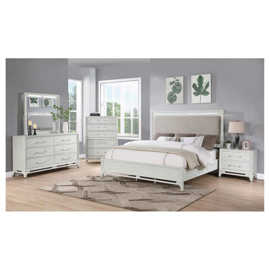 Zury 4-Piece King Bedroom Set  alternate image, 2 of 6 images.