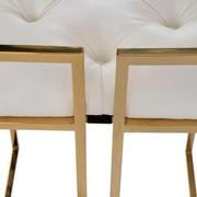 Dixie White/Gold Counter Stool  alternate image, 7 of 8 images.