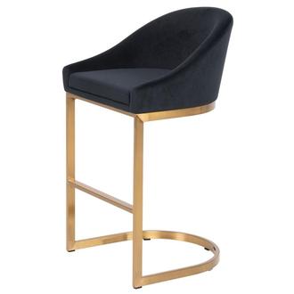 Jessica Black Counter Stool
