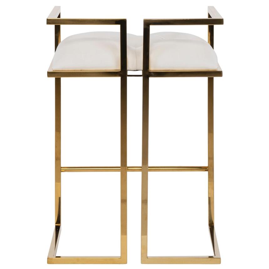 Dixie White/Gold Counter Stool alternate image, 5 of 8 images.