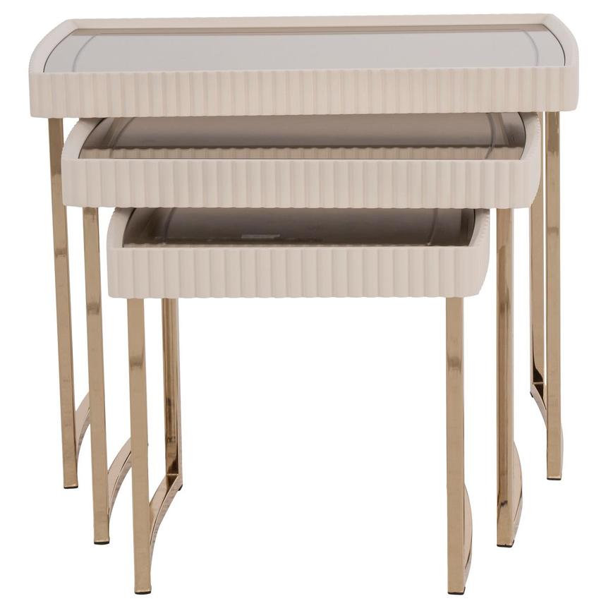 Lainey Cream Nesting Tables Set of 3 alternate image, 5 of 9 images.