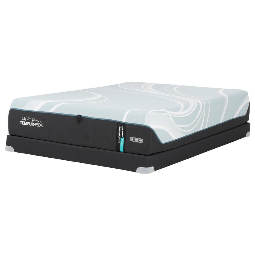 LuxeAdapt Medium Hybrid Queen Mattress w/Low Foundation by Tempur-Pedic  main image, 1 of 4 images.