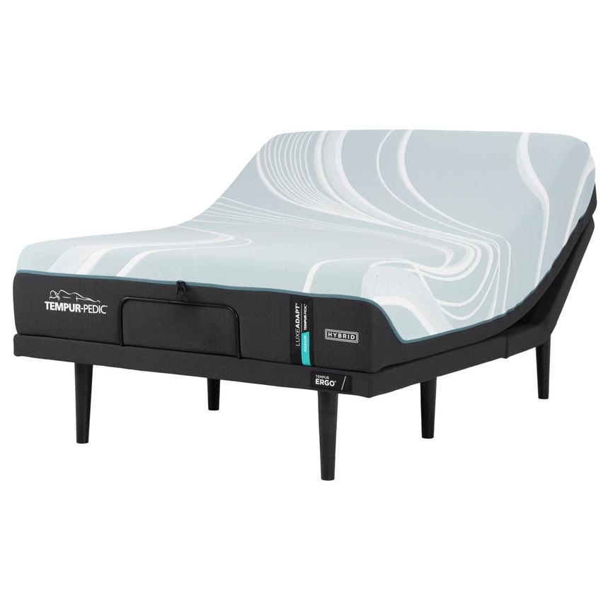 LuxeAdapt Medium Hybrid Queen Mattress w/Ergo® 3.0 Powered Base by Tempur-Pedic  main image, 1 of 6 images.