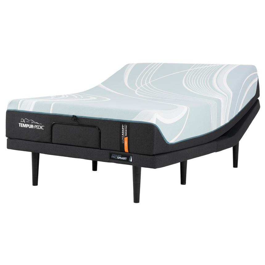 LuxeAdapt Firm Queen Mattress w/Ergo® ProSmart Powered Base by Tempur-Pedic main image, 1 of 6 images.