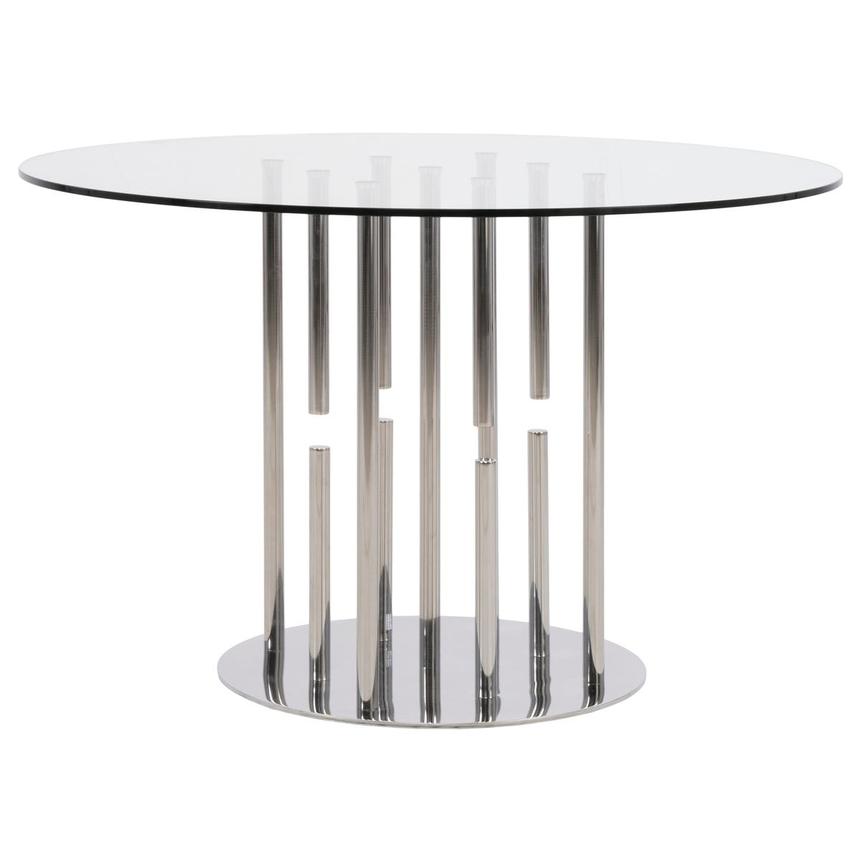 Cascada Silver 5-Piece Round Dining Set  alternate image, 2 of 15 images.