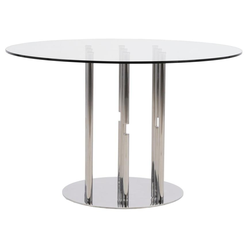 Cascada Silver Round Dining Table  alternate image, 2 of 6 images.