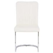 Alina White Side Chair  alternate image, 3 of 9 images.