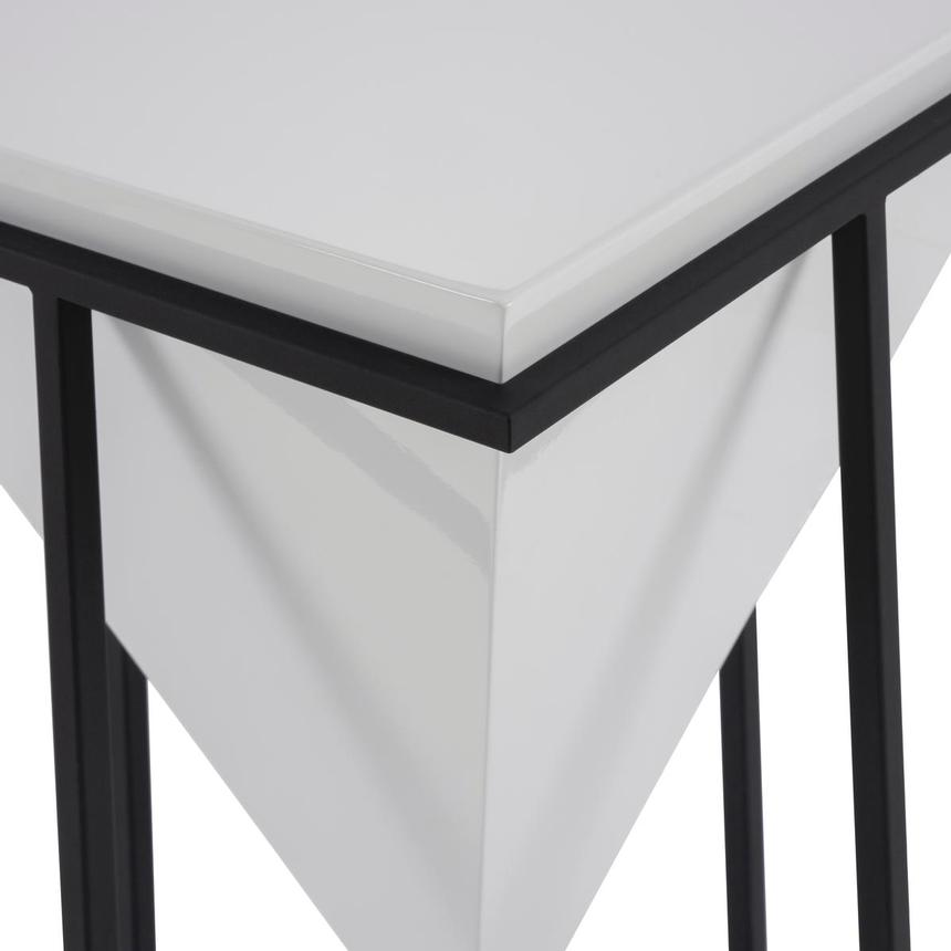 Fortuna White Side Table  alternate image, 4 of 6 images.