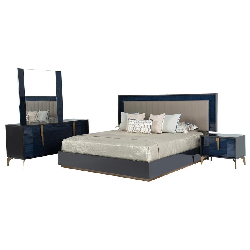 Sapphire 4-Piece Queen Bedroom Set  main image, 1 of 6 images.