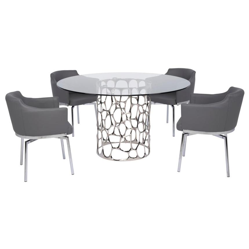 Anders/Dusty 5-Piece Round Dining Set  main image, 1 of 14 images.