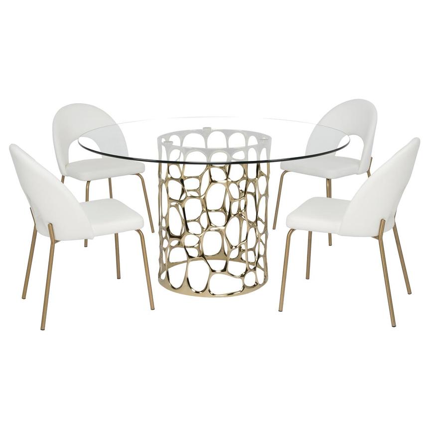 Anders/Paloma 5-Piece Round Dining Set  main image, 1 of 15 images.