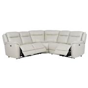 Samuel Leather Power Reclining Sectional with 5PCS/3PWR  alternate image, 2 of 8 images.