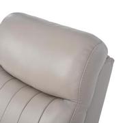Neptune Gray Leather Power Recliner  alternate image, 8 of 16 images.