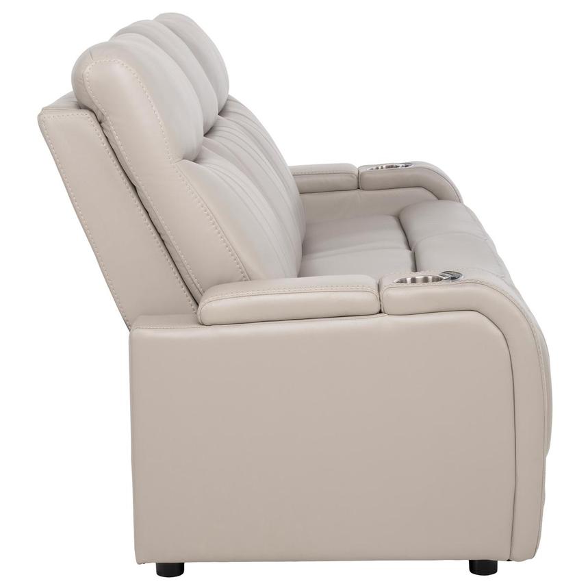 Neptune Gray Leather Power Reclining Sofa  alternate image, 6 of 15 images.