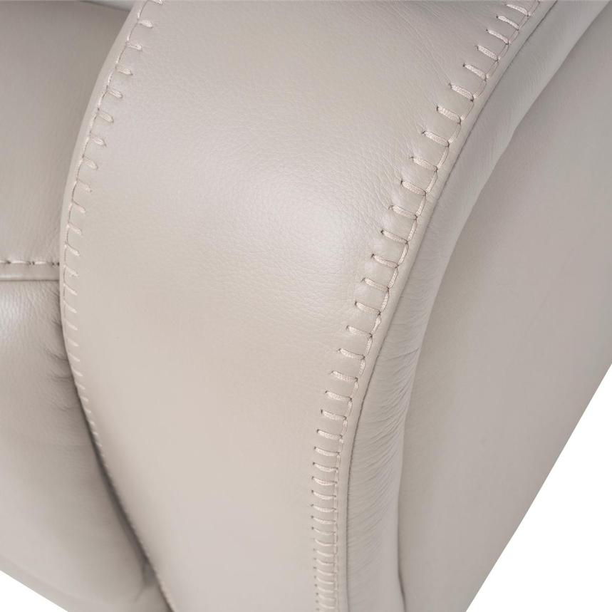 Neptune Gray Leather Power Reclining Sofa w/Console alternate image, 16 of 17 images.