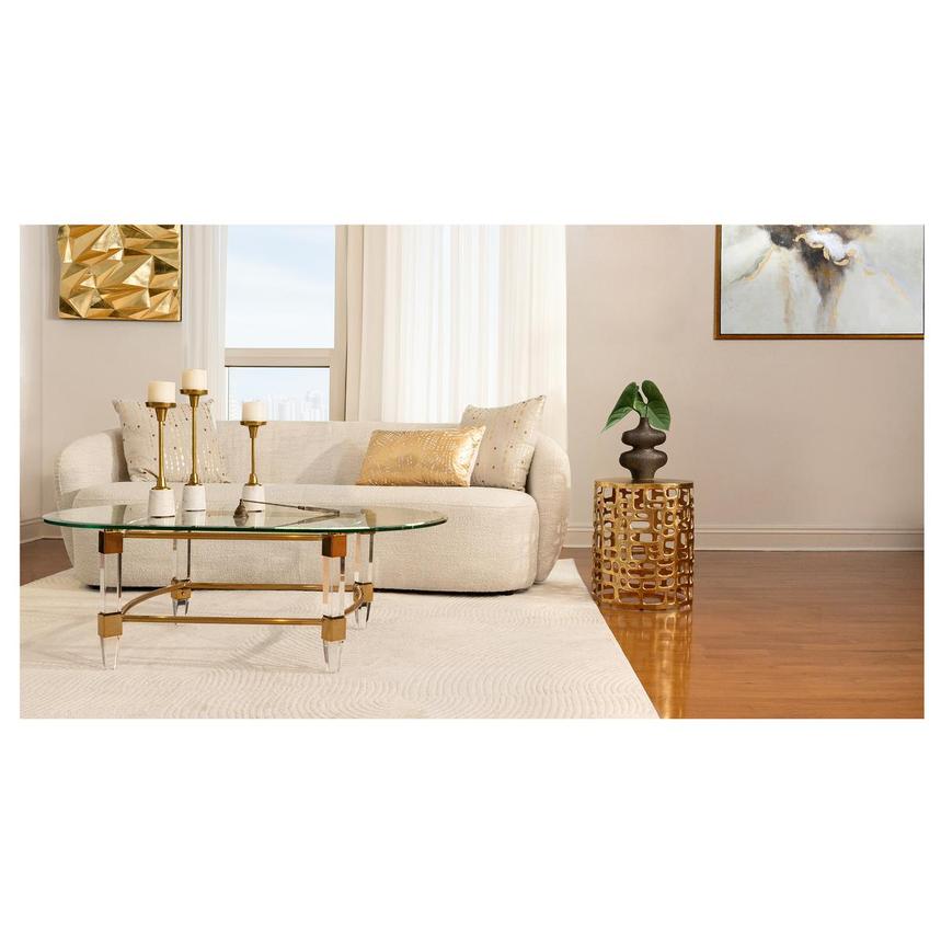Marcle White Sofa alternate image, 2 of 4 images.