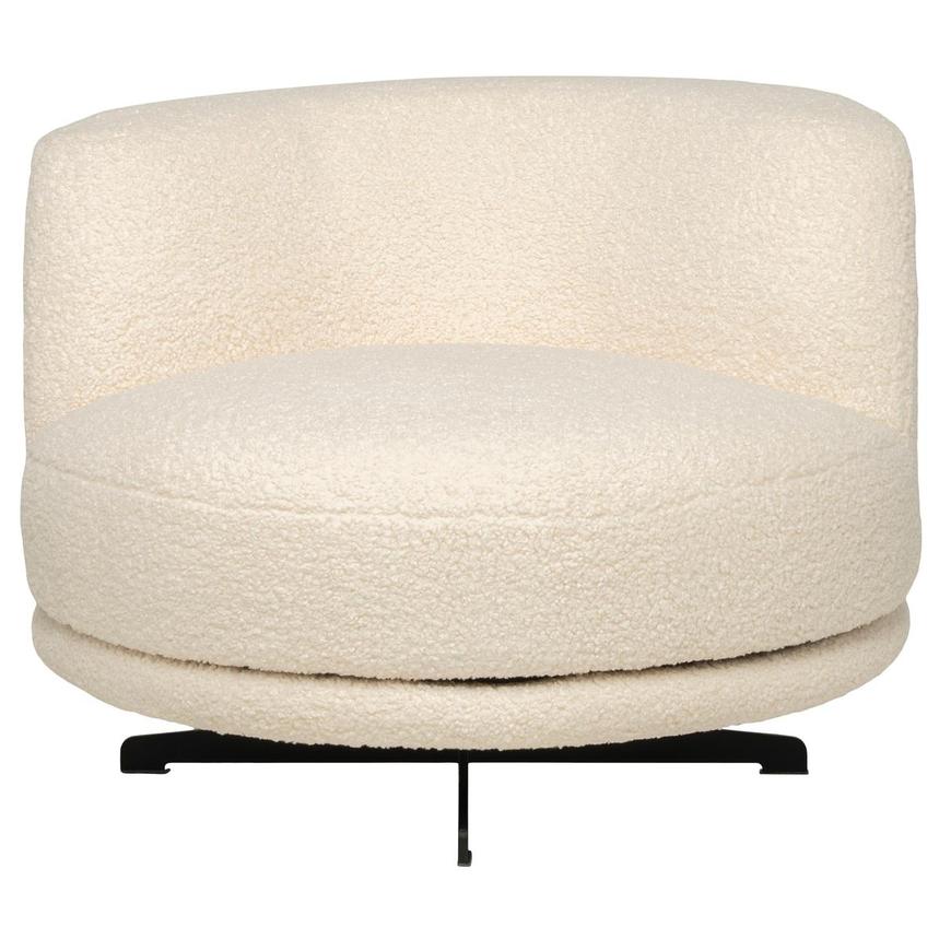 Rhea Cream Swivel Chair  alternate image, 3 of 10 images.