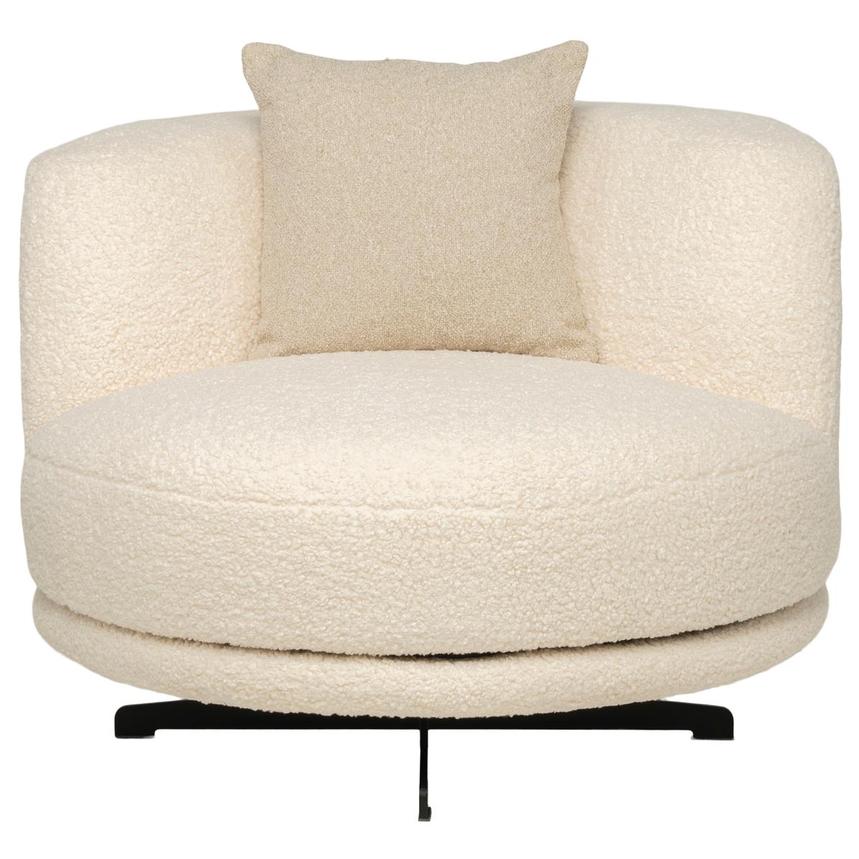 Rhea Cream Swivel Chair alternate image, 4 of 10 images.