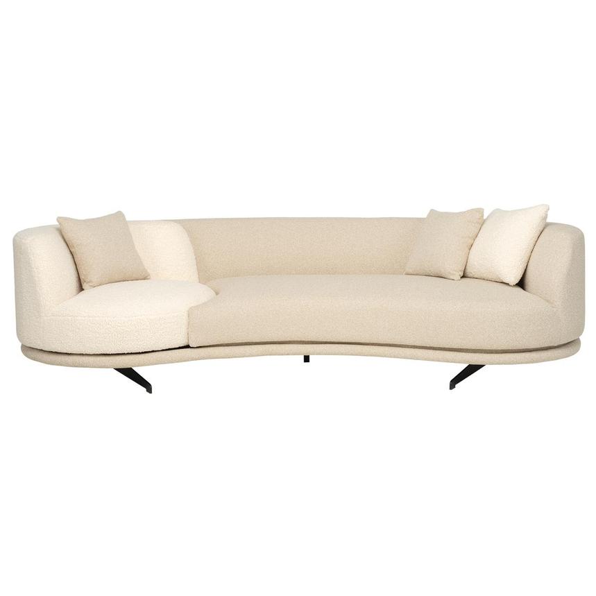 Rhea Cream Swivel Sofa  main image, 1 of 13 images.