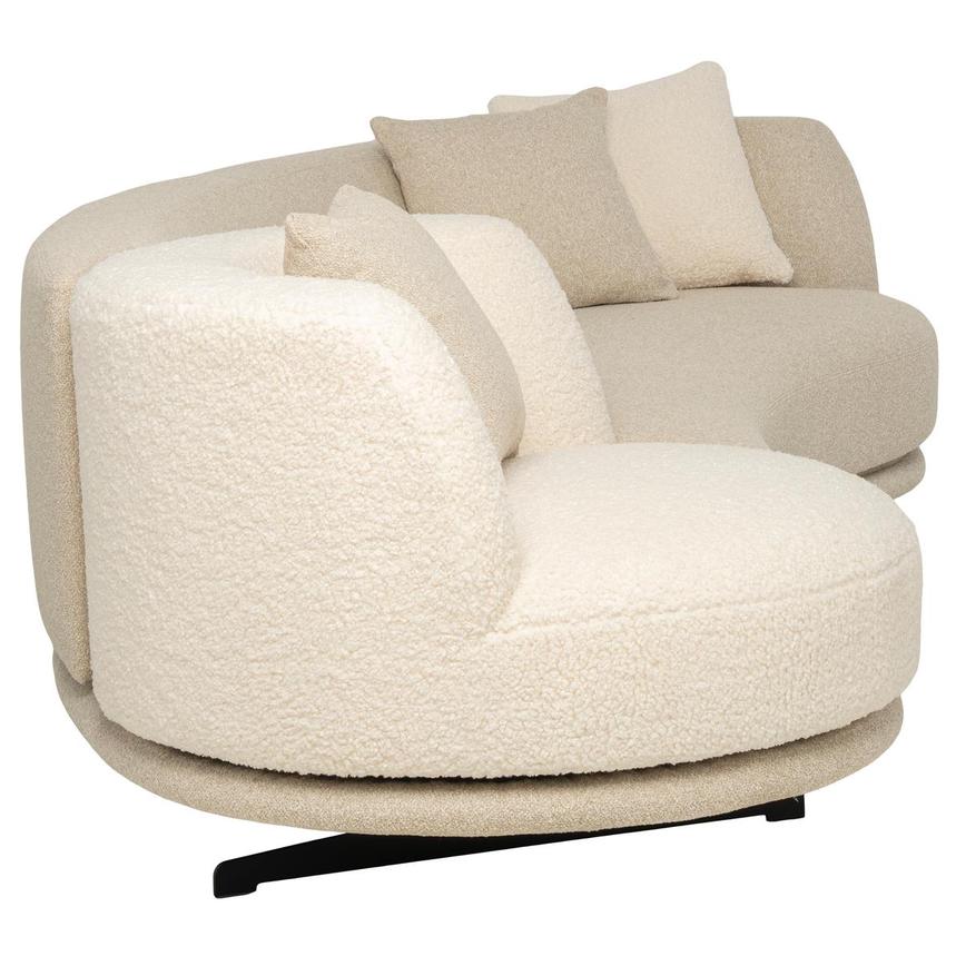 Rhea Cream Swivel Sofa  alternate image, 6 of 13 images.
