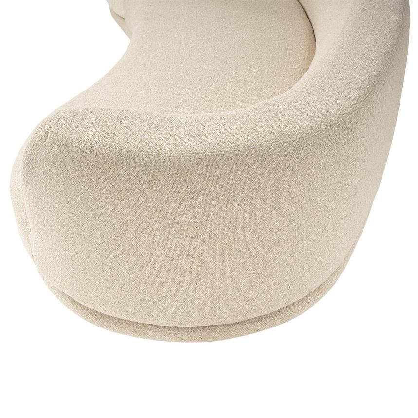 Rhea Cream Swivel Sofa  alternate image, 11 of 13 images.
