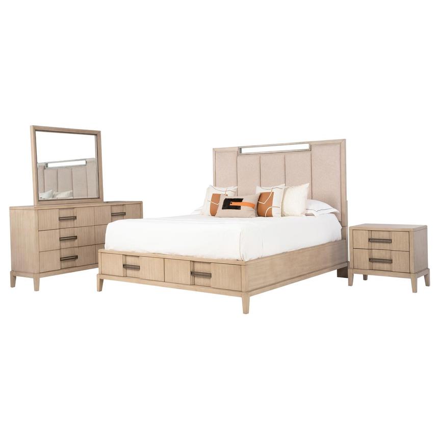 Malaga 4-Piece King Bedroom Set  main image, 1 of 6 images.