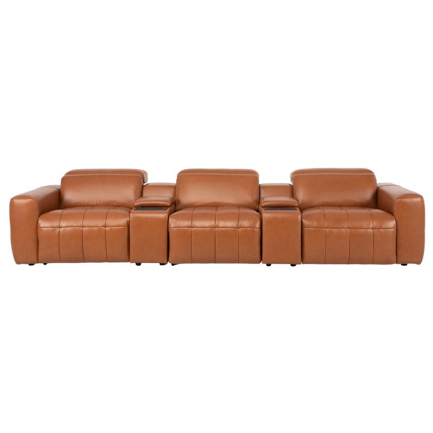 Chai Home Theater Leather Seating with 5PCS/2PWR  main image, 1 of 10 images.