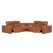 Chai Leather Power Reclining Sectional with 5PCS/2PWR  alternate image, 2 of 8 images.