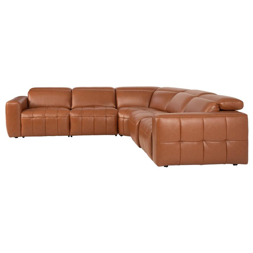 Chai Leather Power Reclining Sectional with 5PCS/3PWR  alternate image, 4 of 9 images.